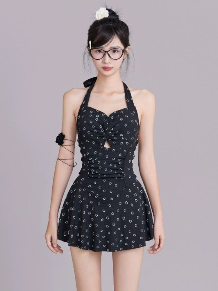 Swimwear - Baju Renang Wanita Model Halter Satu