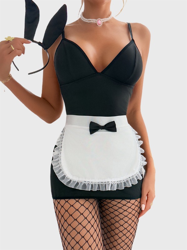 Lingerie - Ellolace Halloween Lingeries Femme Gaun Sensual