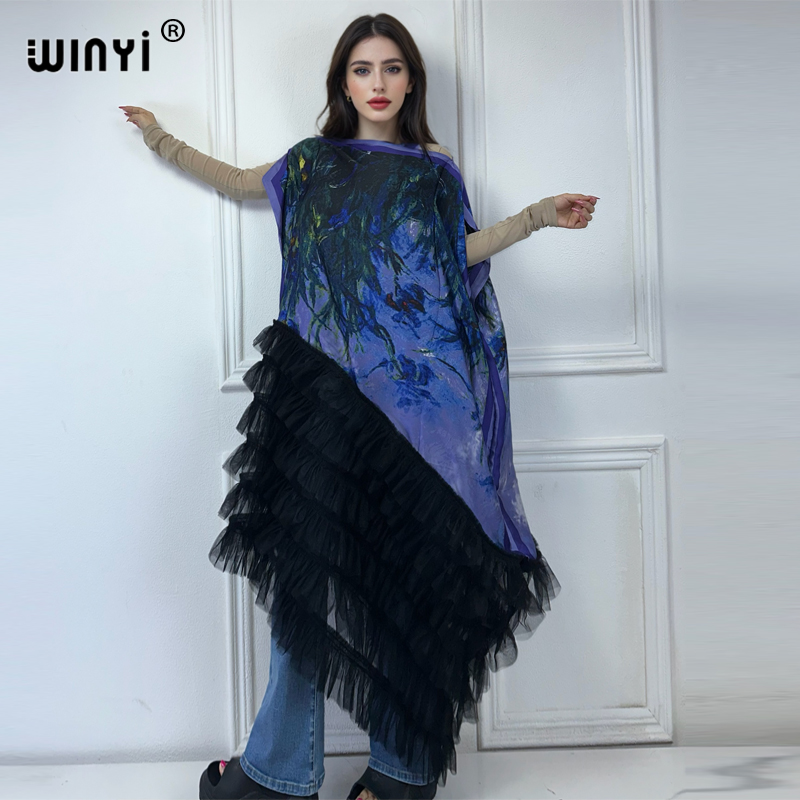 Boho Summer Beach Maxi Dress - WINYI Pakaian Afrika Ukuran Besar Wanita