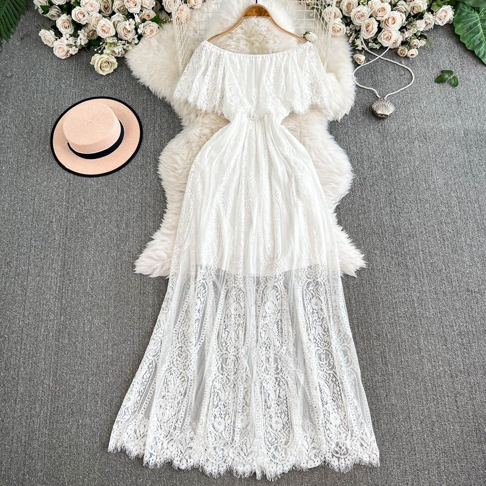 Gaun Maxi Wanita Gaun Pesta Pe - Boho Summer Beach Maxi Dress ulasan dan harga