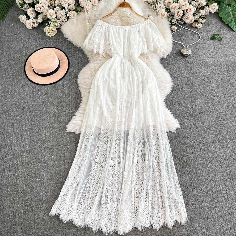 Gaun Maxi Wanita Gaun Pesta Pe - Boho Summer Beach Maxi Dress ulasan dan harga