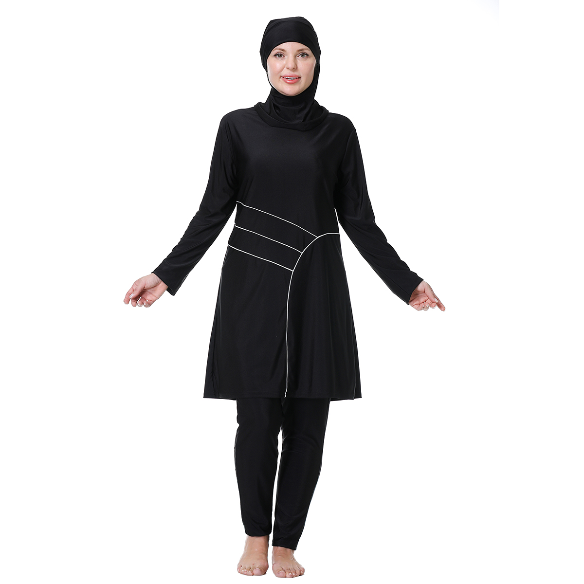 H1029 Baju Renang Muslimah Ful - Swimwear ulasan dan harga