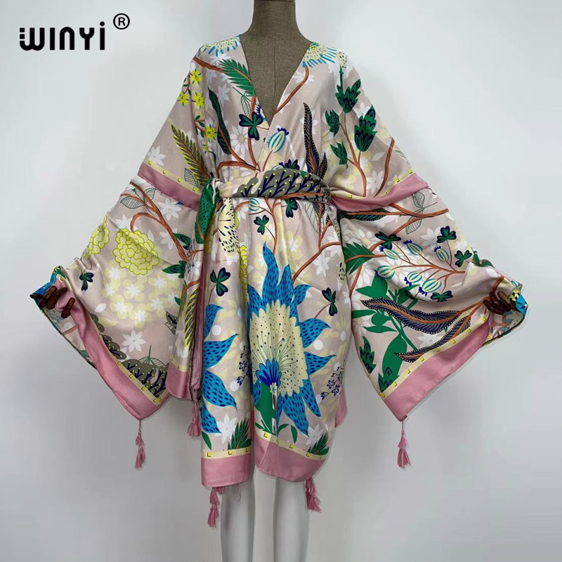 Gaun Musim Gugur WINYI untuk W - Boho Summer Beach Maxi Dress ulasan dan harga