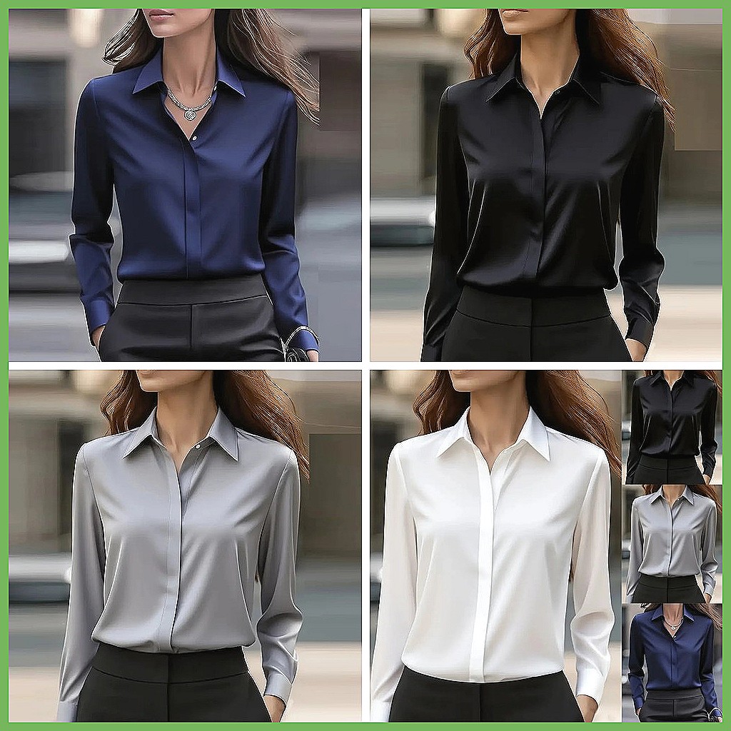 Blus Kantor Wanita Terbaru Len - Blouses ulasan dan harga