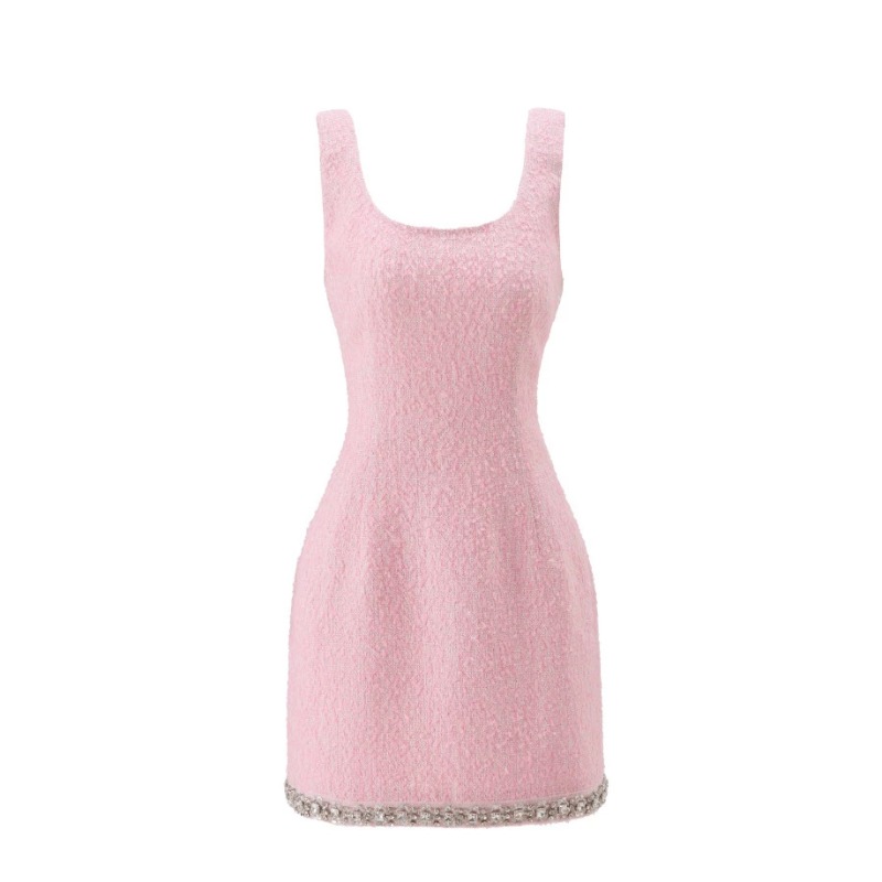 Setelan Wanita Dua Potong Twee - Tweed Two Piece Blazer Dress ulasan dan harga