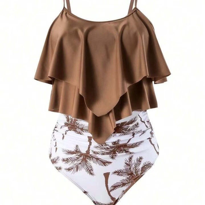 Bikini Wanita Atasan Ruffle Pi - Swimwear ulasan dan harga